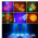 Flower Led RGB + Laser Raio de Sol